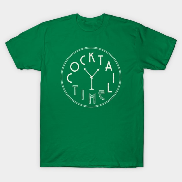 Cocktail Time Off White Edition T-Shirt by pelicanfly